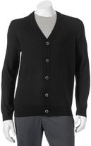 Thumbnail for your product : Apt. 9 Big & Tall Modern-Fit Marled Merino Cardigan Sweater
