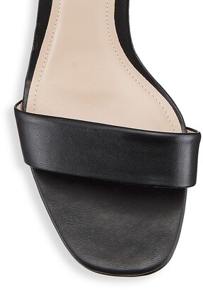 Saks Fifth Avenue Leather Block-Heel Sandal