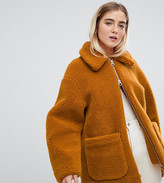 Thumbnail for your product : Weekday Borg Teddy Coat