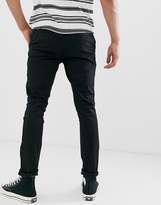 Thumbnail for your product : ASOS Design DESIGN super skinny chinos in black