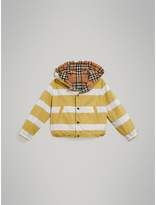 Thumbnail for your product : Burberry Reversible Stripe and Vintage Check Cotton Jacket