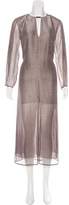 Thumbnail for your product : Halston Long Sleeve Maxi Dress