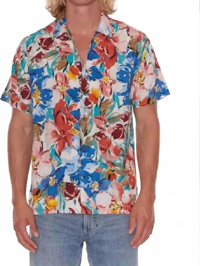 Raga Strong Drive Short Sleeve Shirt In Multi