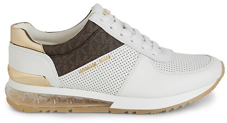 allie leather and canvas sneaker
