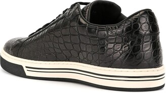 Dolce & Gabbana Roma crocodile leather sneakers - ShopStyle