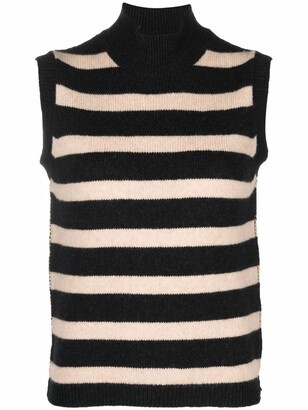 Roberto Collina Stripe Knitted Top
