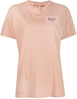 Thumbnail for your product : No.21 logo-print T-shirt