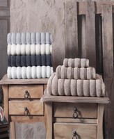 Thumbnail for your product : Enchante Home Vague 2-Pc. Bath Sheets Turkish Cotton Towel Set - Beige/khak