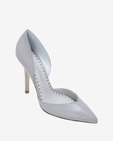Thumbnail for your product : Jean-Michel Cazabat Exclusive Ebba D'Orsay Leather Pump: Grey