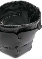 Thumbnail for your product : Paco Rabanne interwoven panel bucket bag
