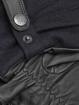 Thumbnail for your product : Dents Guildford Melange Flannel And Leather Gloves