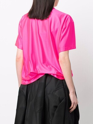 Comme des Garcons gathered-detail short-sleeve T-shirt