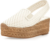 Thumbnail for your product : Stella McCartney Perforated Espadrille Flatform Sandal