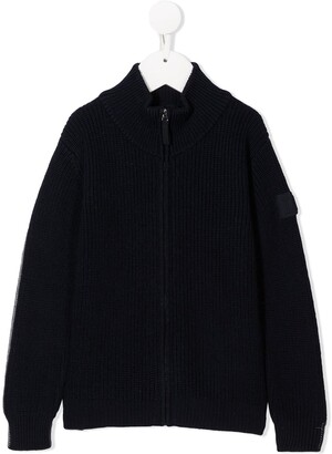 Il Gufo Reversible Zip-Up Knitred Jacket