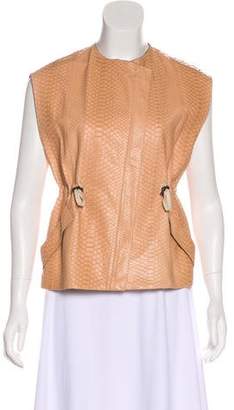 Brunello Cucinelli Zip-Up Leather Vest