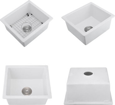 Dmond Undermount Bar Sink With Grid And Strainer