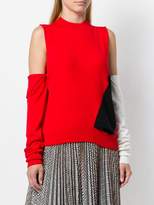 Thumbnail for your product : Calvin Klein Cut-Out Colour-Block Sweater