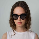 Thumbnail for your product : Supernormal - Curious Patterned Black Frame + Grey Lenses
