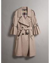 Thumbnail for your product : Burberry Flared Sleeve Tropical Gabardine Trench Coat