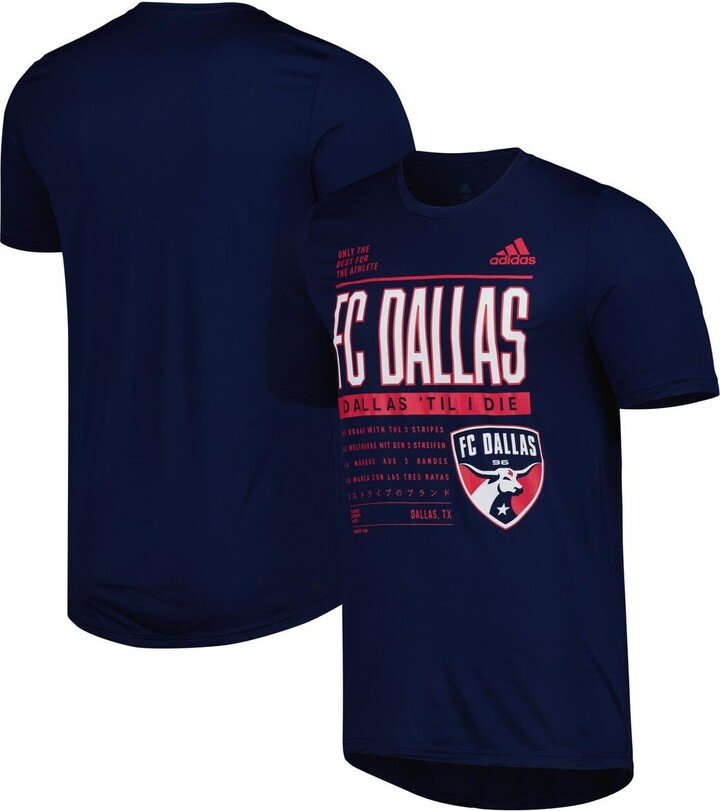 Men's adidas Navy Fc Dallas Club Dna Performance T-shirt