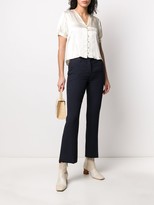 Thumbnail for your product : L'Autre Chose Plain Slim Cropped Trousers
