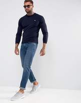 Thumbnail for your product : Lacoste Lambswool Knit Sweater In Navy