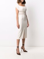 Thumbnail for your product : Giambattista Valli Off-Shoulder Silk Midi Dress