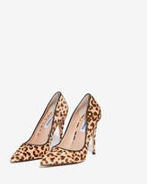 Thumbnail for your product : Express Steve Madden Leopard Daisie Heeled Pumps