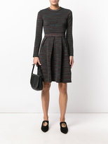Thumbnail for your product : M Missoni striped pleated detail dress