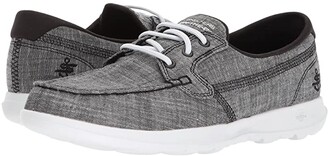 skechers grey boat shoes