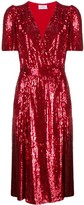 Thumbnail for your product : P.A.R.O.S.H. sequin-embellished V-neck dress