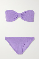 Thumbnail for your product : Hunza G Net Sustain Jean Seersucker Bandeau Bikini