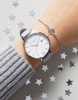 Thumbnail for your product : Olivia Burton Timeless Pastel Blue Leather Stap