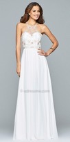 Thumbnail for your product : Faviana Whimsical Sheer Lace Beaded Evening Dress