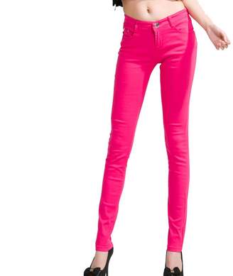 SimpVale Women's Skinny Cotton Jeans