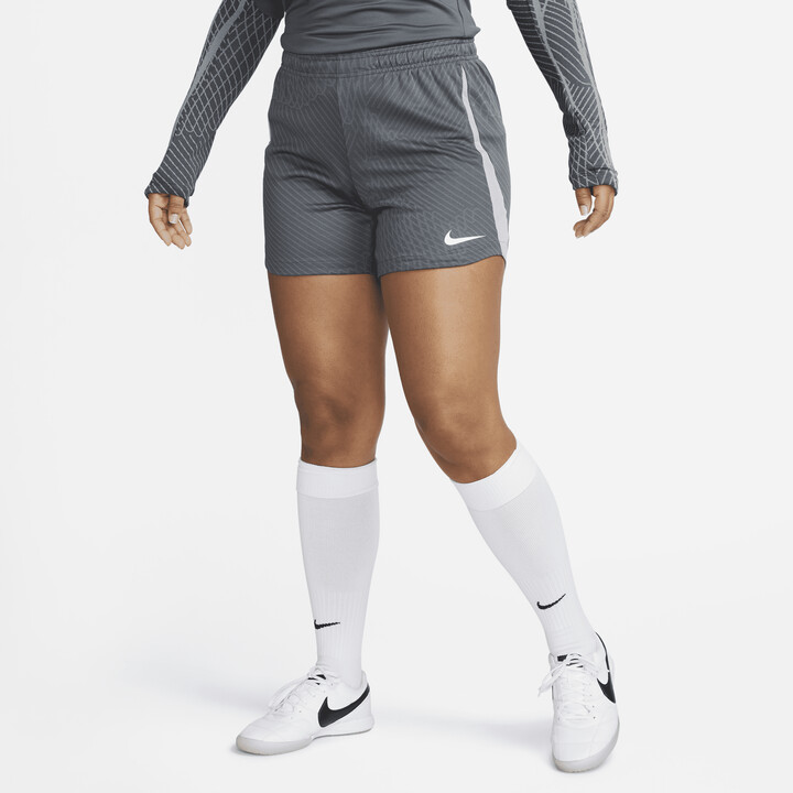 Nike Women's DriFIT Strike Soccer Shorts in Grey ShopStyle