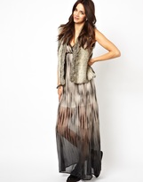 Thumbnail for your product : Gypsy 05 Silk Leana Surplice Maxi Dress