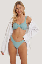 Thumbnail for your product : NA-KD Front Knot Wide Strap Bikini Top