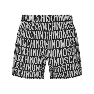 Moschino MoschinoBoys Black & White Logo Swim Shorts
