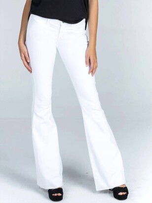 Articles of Society White Flare Jeans in White