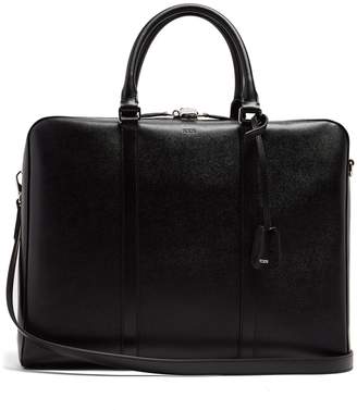 Tod's Grained-leather briefcase