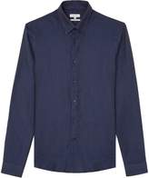 Thumbnail for your product : Reiss Nicky - Linen Button Down Shirt in Navy