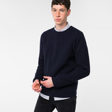 Thumbnail for your product : Paul Smith Men's Navy Ribbed Merino Wool Sweater