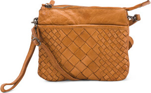 TJMAXX Leather Mia Signature Crossbody - ShopStyle Shoulder Bags