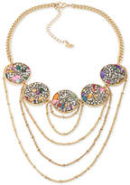 Thumbnail for your product : ABS by Allen Schwartz Gold-Tone Stone and Crystal Statement Necklace