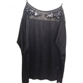 Thumbnail for your product : Patrizia Pepe Black Silk Top
