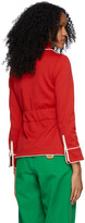 Thumbnail for your product : Gucci Red Jersey Interlocking G Jacket
