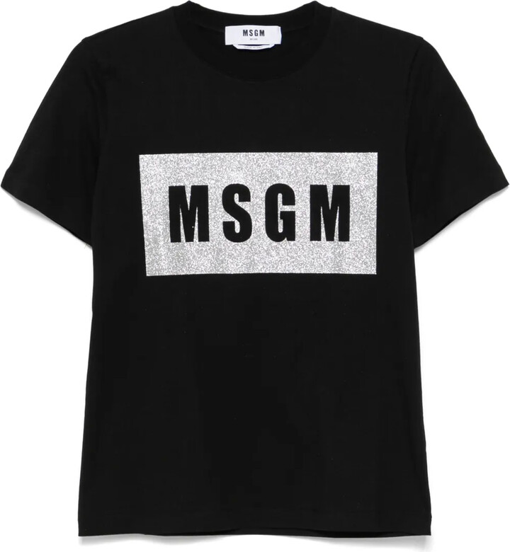 MSGM logo-print T-shirt