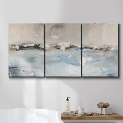 Rosecliff Heights Tropical Fish Collection III - 3 Piece Wrapped Canvas Print