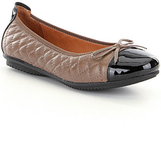 Josef Seibel Pippa 25 Quilted Leather Bow Detail Ballet Flats